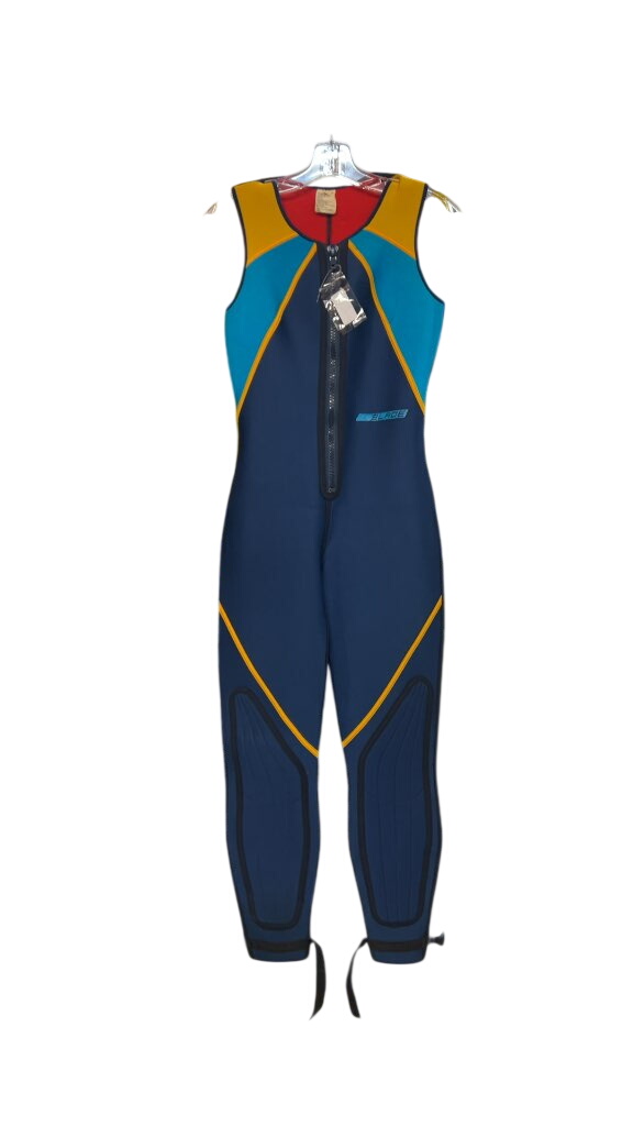 Blade Farmer Jane Wetsuit Navy/Teal/Yellow Used Women's Size 10 - image 1