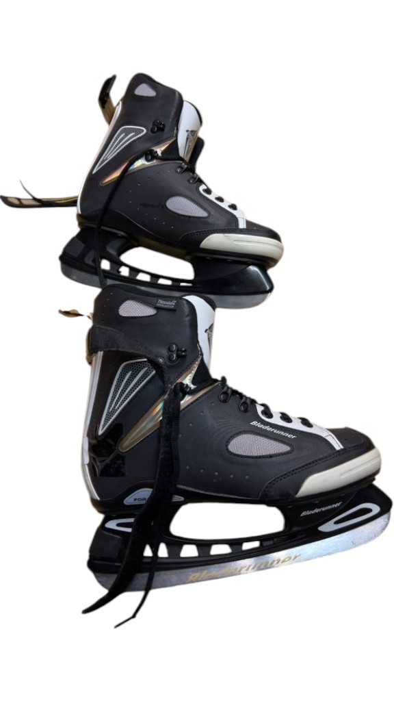 Bladerunner Ice Skates Power Driver Black/White Size 9