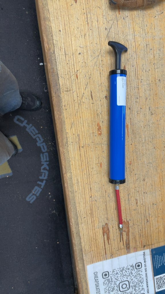 Blue Manual Ball Pump