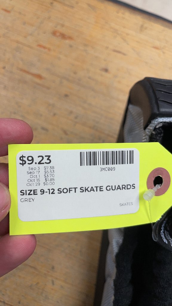Blue Sports Soft Skate Guards - Size 9-12