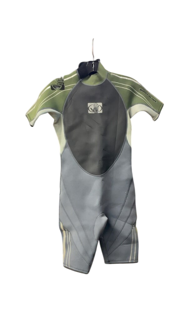 Body Glove Junior 14 Shorty Wetsuit - Grey/Green - image 1