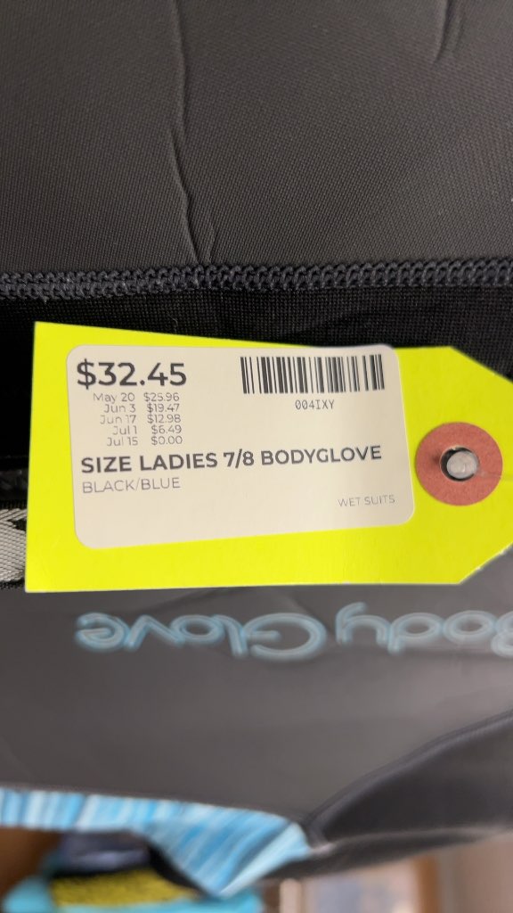 Body Glove Ladies 7/8 Shorty Wetsuit