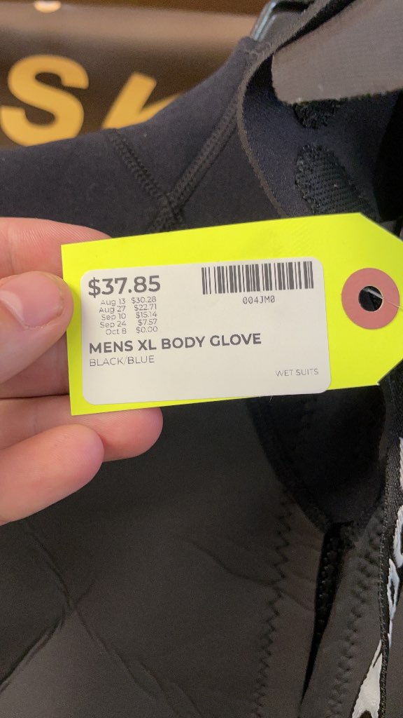Body Glove Velocity 2/02mm Men's XL Shorty Wetsuit