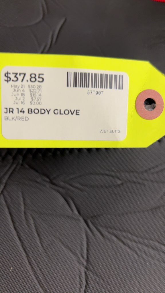 Body Glove Velocity Junior Shorty Wetsuit Size 14