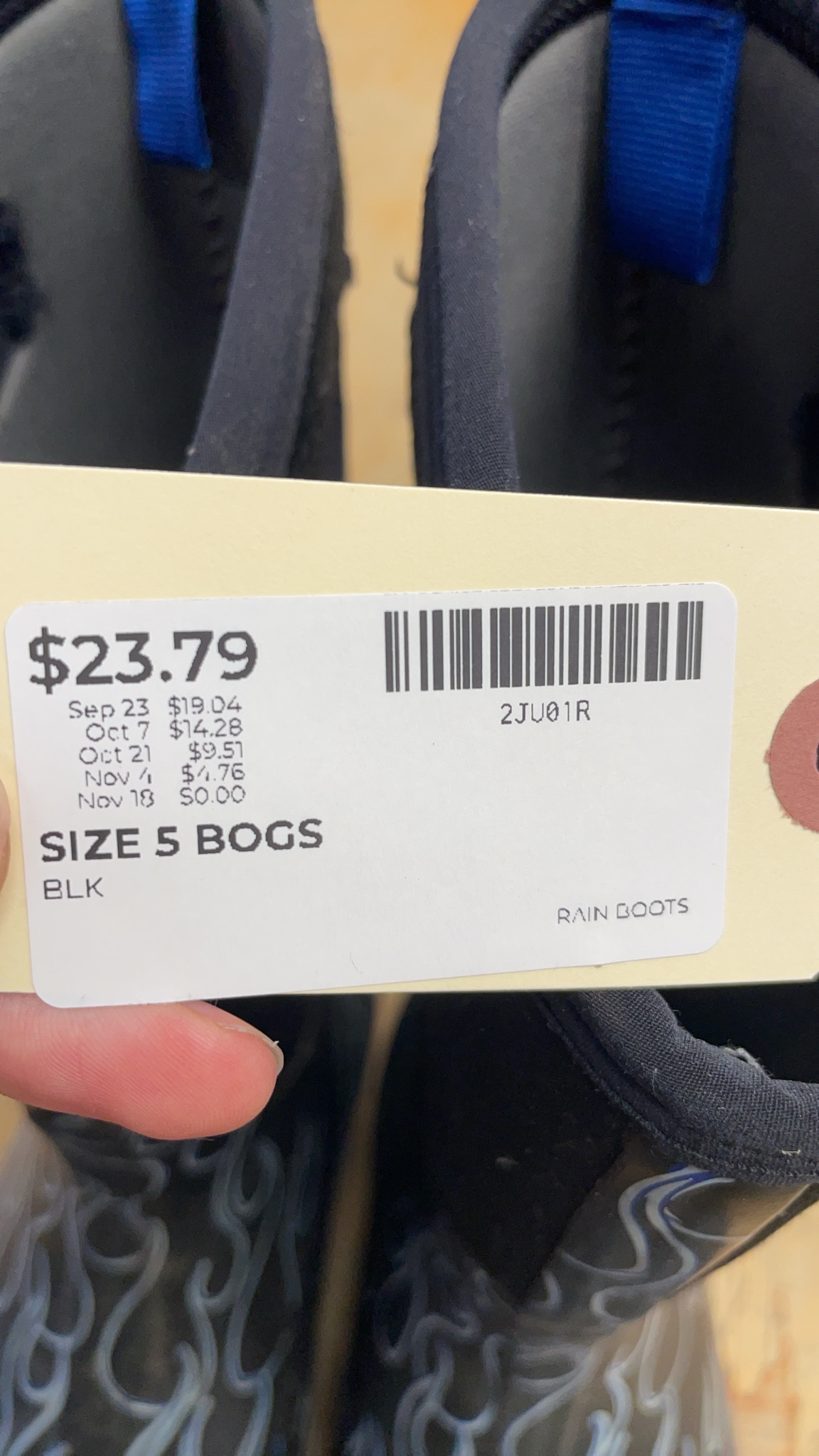 Bogs Classic Flame Size 5 Youth Rain Boots