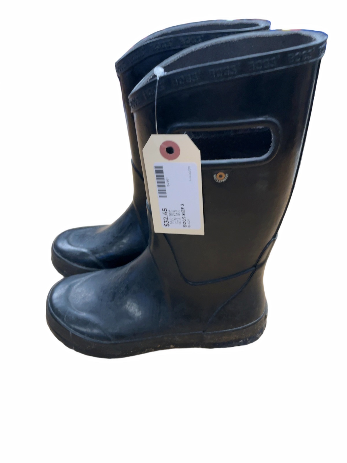 Bogs Rain Boots Size 3 Black - image 1