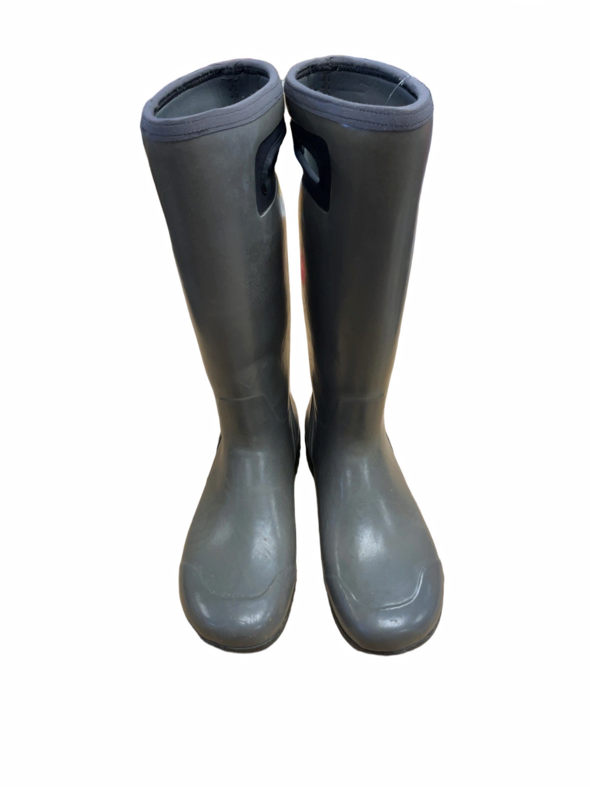 Bogs Tall Rain Boots Size 11 Grey - image 1