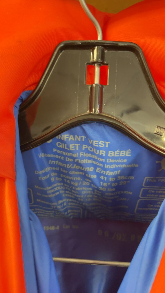 Buoy-O-Boy Infant Life Jacket 20-30lbs