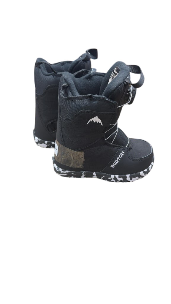 Burton Snowboard Boots Grom BOA Black Good Condition Size 13C - image 1