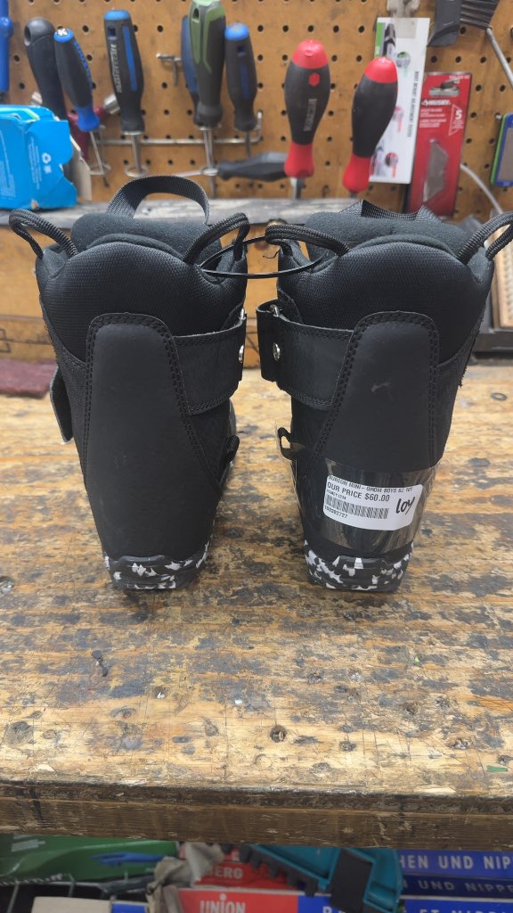 Burton Snowboard Boots Mini-Grom Black Used Size 10C
