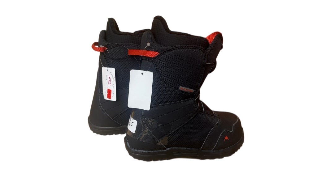 Burton Zip Line Junior Snowboard Boots Black Size 5 - image 1