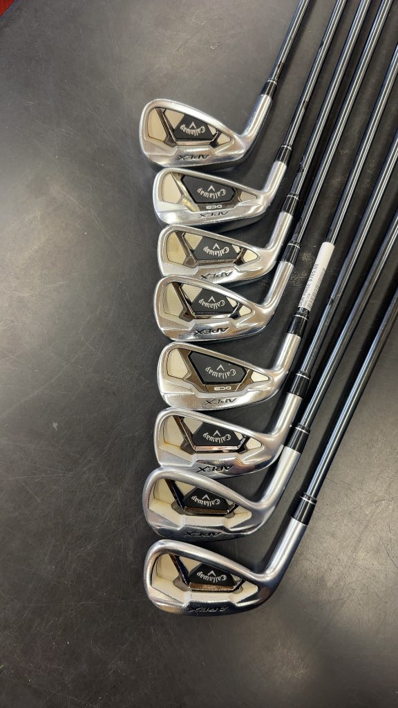 Callaway Apex DCB Iron Set Used 8-Piece Graphite Shafts
