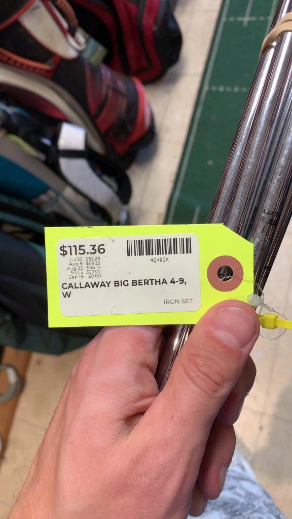 Callaway Big Bertha Iron Set 4-9, W