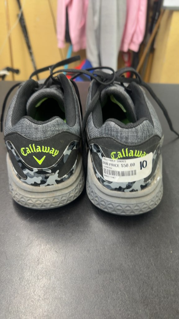 Callaway Golf Shoes Spikeless Grey/Black Size 10