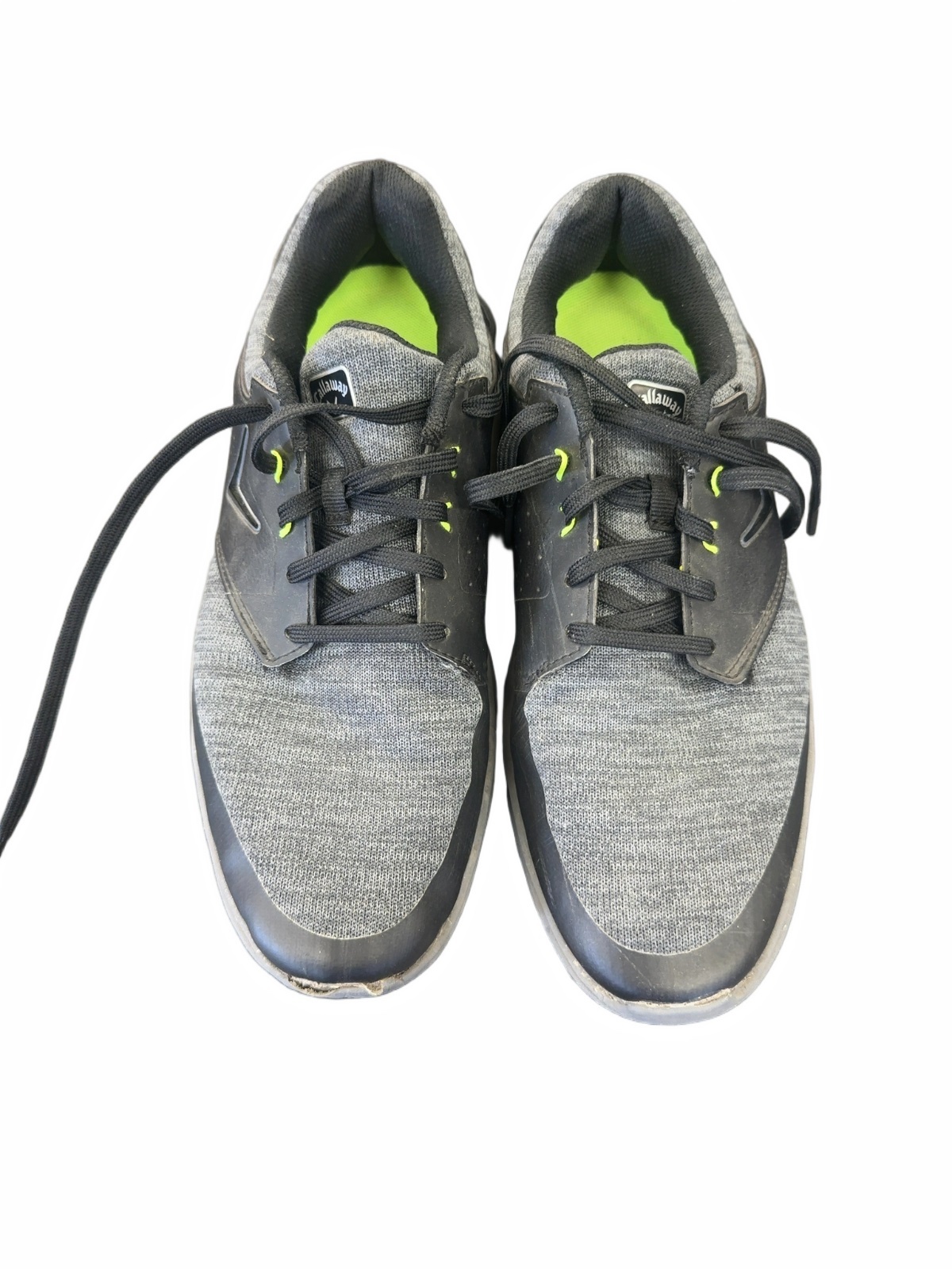 Callaway Men's Spikeless Golf Shoes - Grey/Black - Size 10