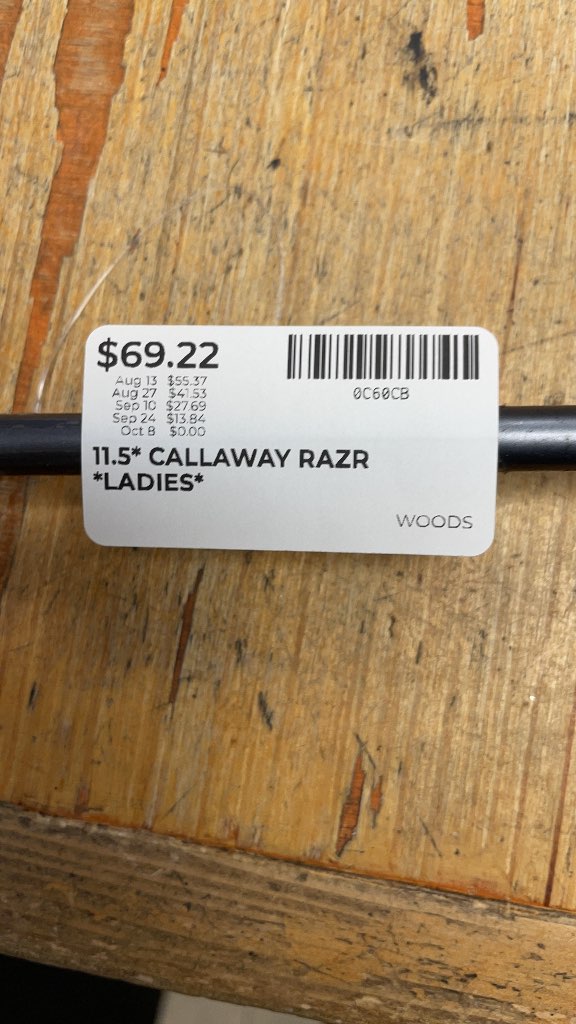 Callaway RAZR 11.5* Ladies Driver