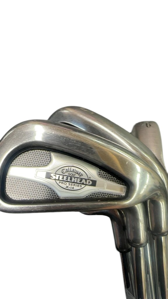 Callaway Steelhead Pro Series X-14 Iron Set 3-9PW Regular Flex Good Condition