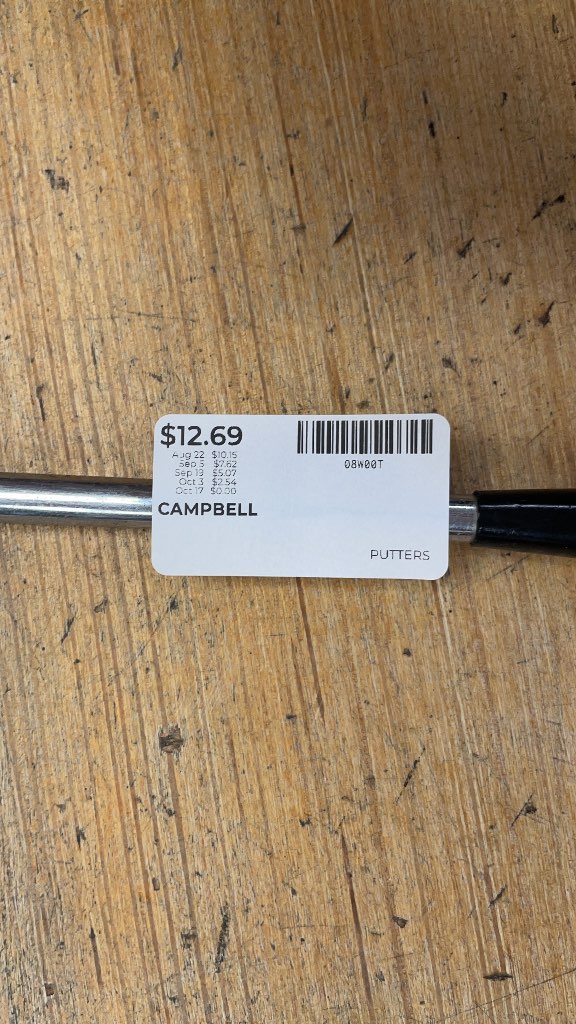 Campbell Blade Golf Putter