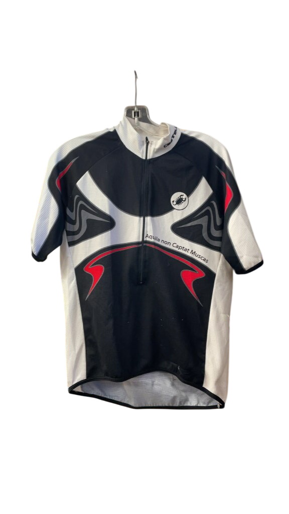 Castelli Cycling Jersey - White/Black/Red