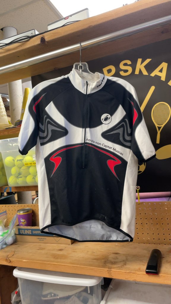 Castelli Cycling Jersey - White/Black/Red