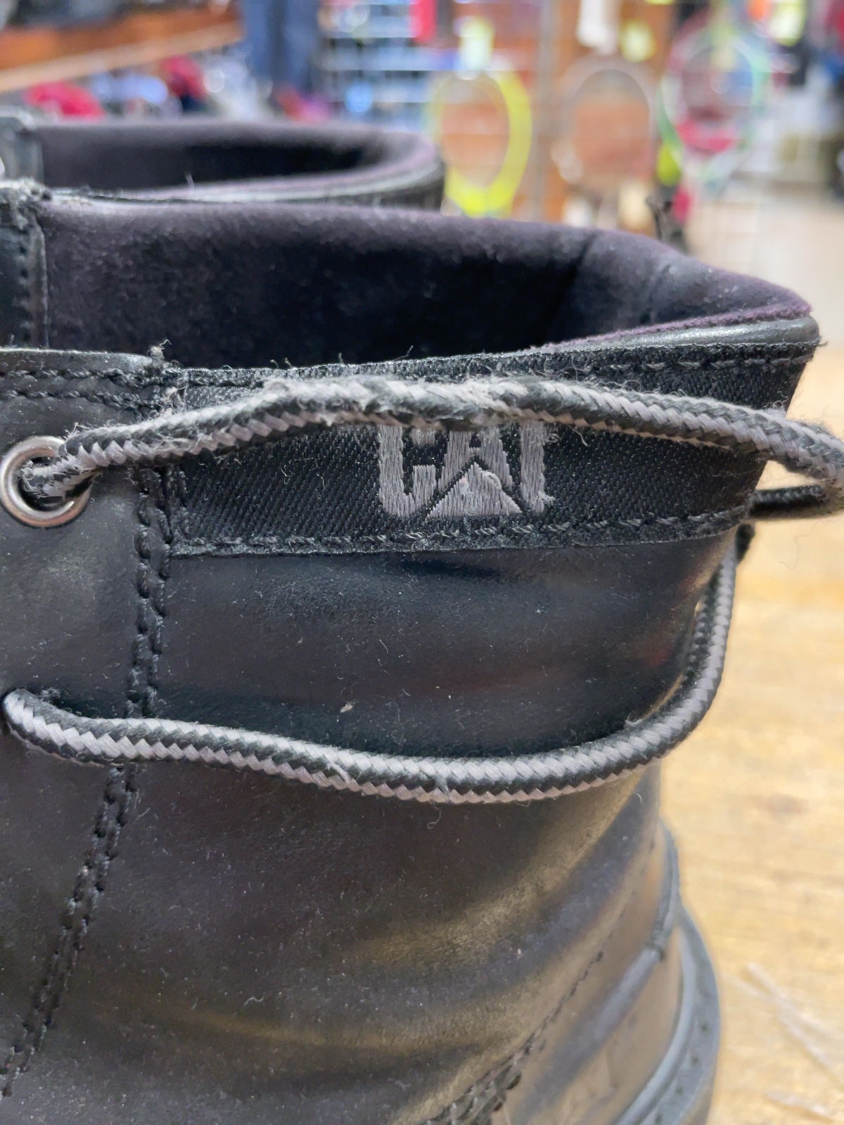 CAT Hiking Boots Size 8 Black