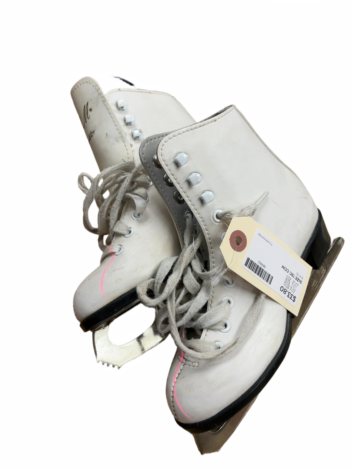 CCM Competitor Size 13C White Figure Skates