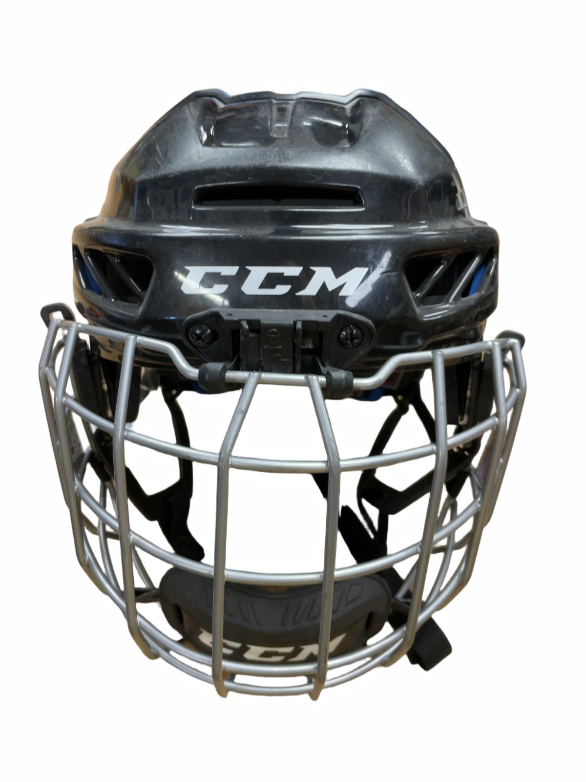 CCM FL3DS JR 50-56cm Black Hockey Helmet with Cage - image 1
