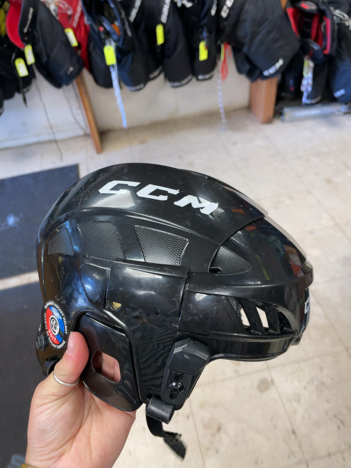 CCM FL40 XS Hockey Helmet - Black
