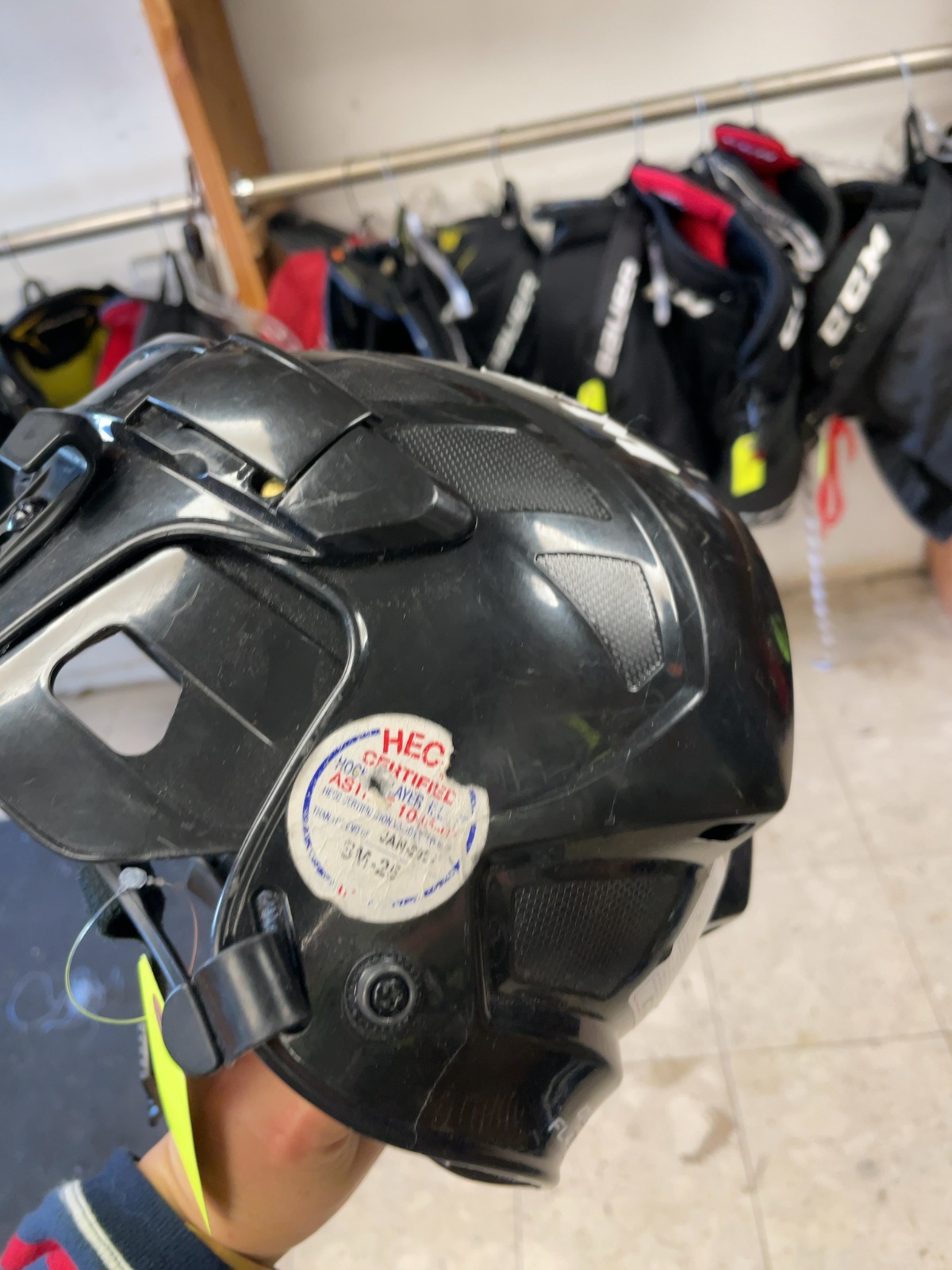 CCM FL40 XS Hockey Helmet - Black