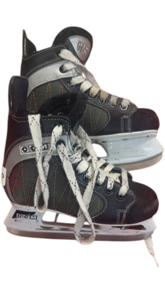 CCM Genuine Youth Hockey Skates Used Size 13Y - image 1