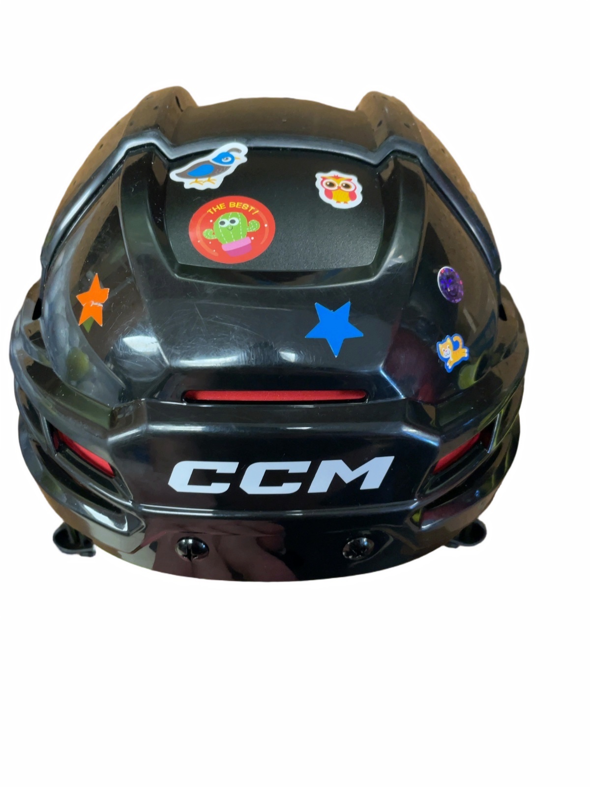 CCM Hockey Helmet 50-55cm Black/Red