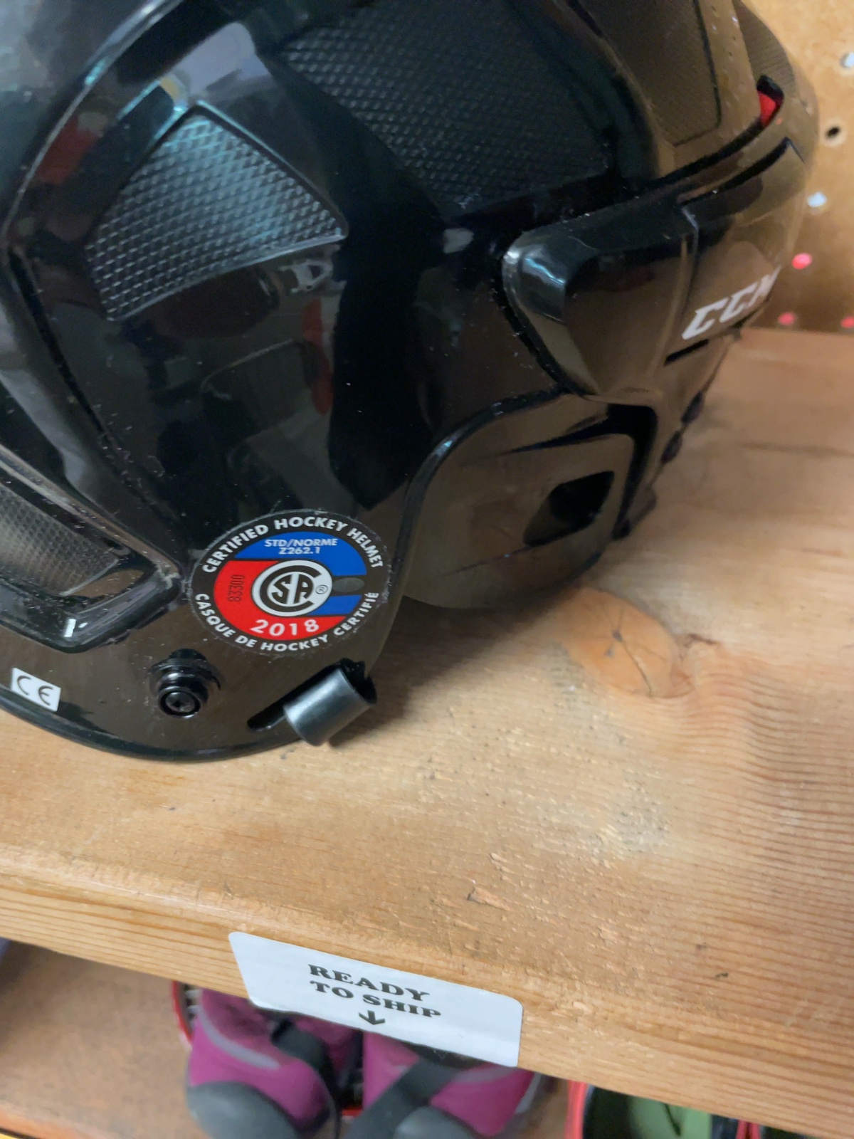 CCM Hockey Helmet Size Large Black