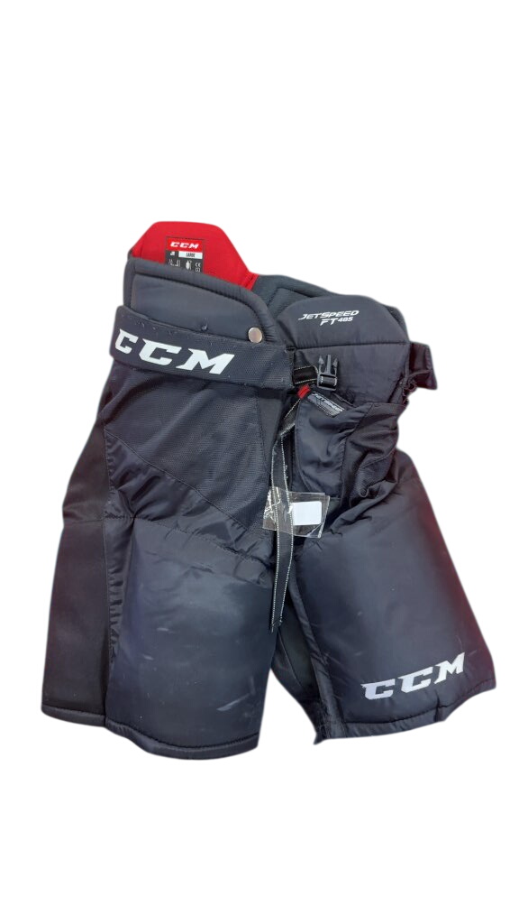 CCM Hockey Pants JetSpeed FT485 Junior Large Black Good Condition - image 1