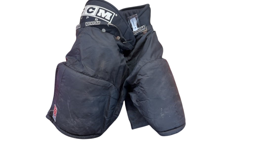 CCM Hockey Pants Supra Black Used Senior Large - image 1