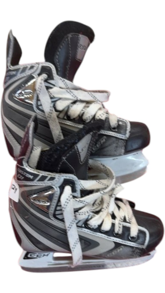 CCM Hockey Skates Custom 01 Used 12Y - image 1