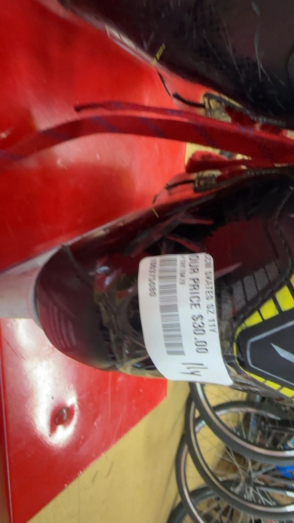 CCM Hockey Skates Tacks Youth Used Size 11Y-some wear on the inside of the boot