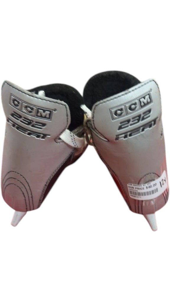 CCM Ice Hockey Skates 232 Heat Used Size 12Y