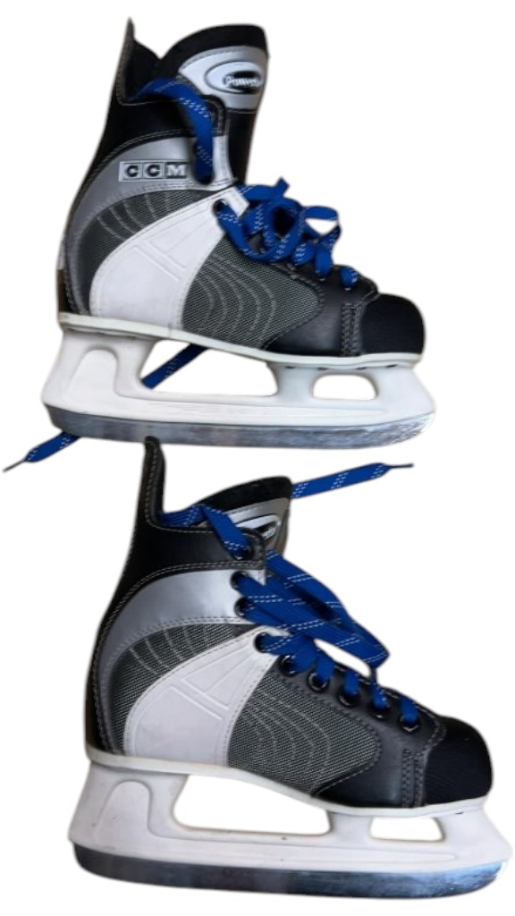 CCM Ice Skates Powerline Used Size 8 - image 1