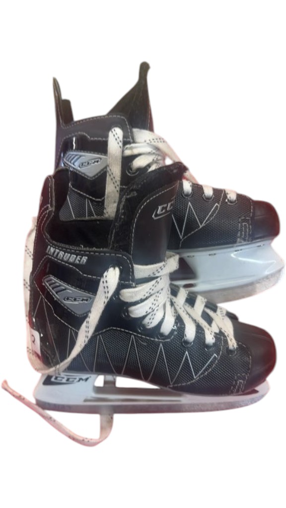 CCM Intruder Ice Hockey Skates Used Size 2 - image 1