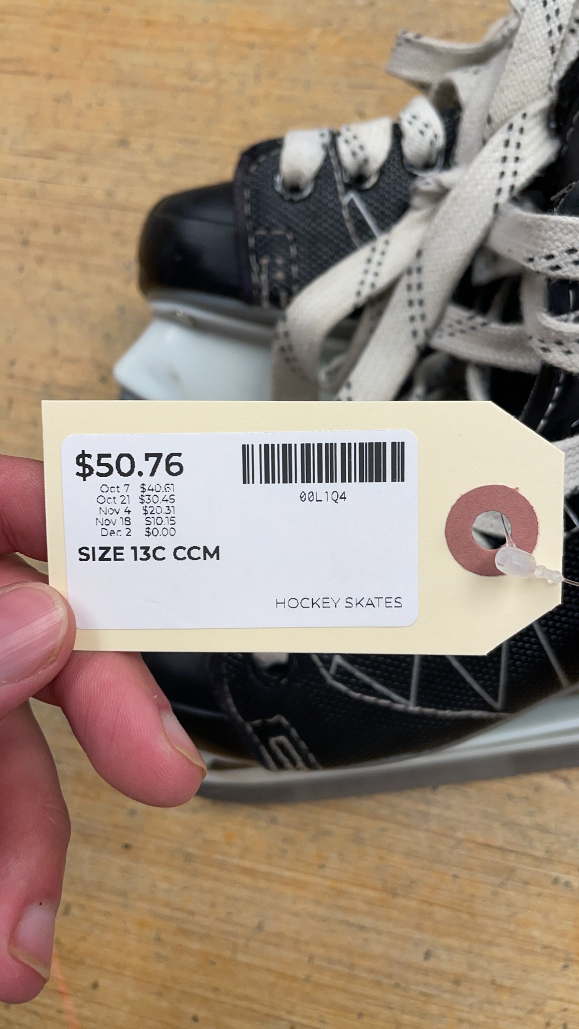 CCM Intruder Size 13C Hockey Skates