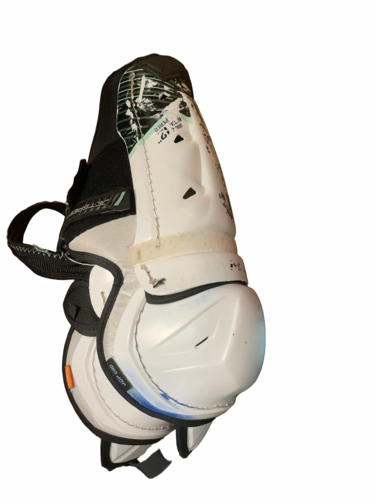 CCM Jetspeed 12" Hockey Shin Pads - image 1