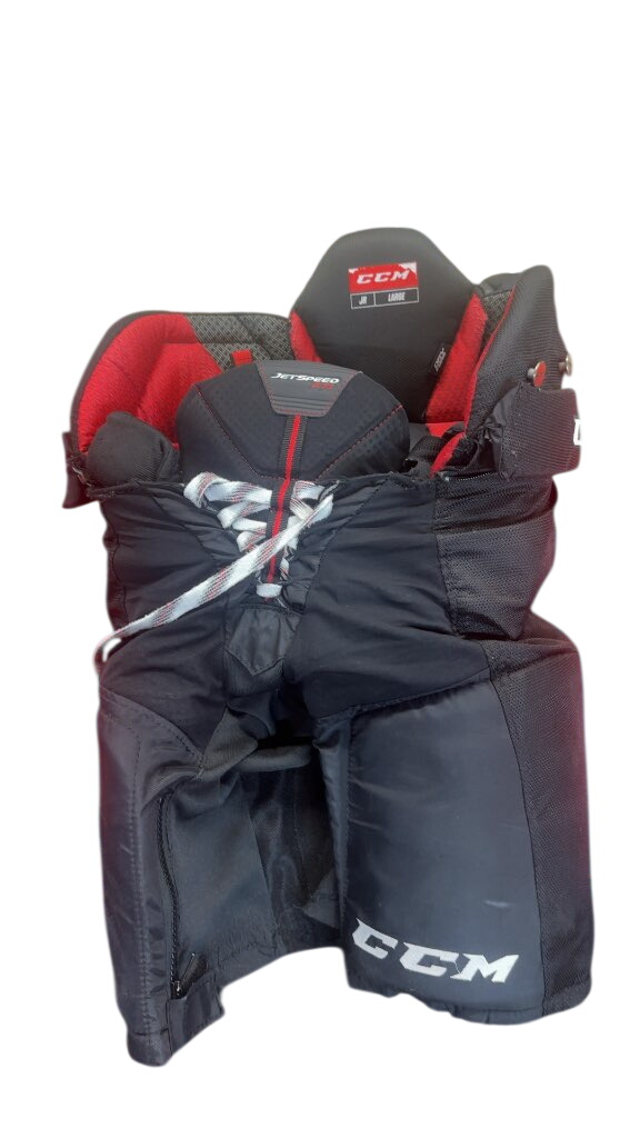 CCM JetSpeed FT1 Junior Hockey Pants Black Good Condition Size Large - image 1