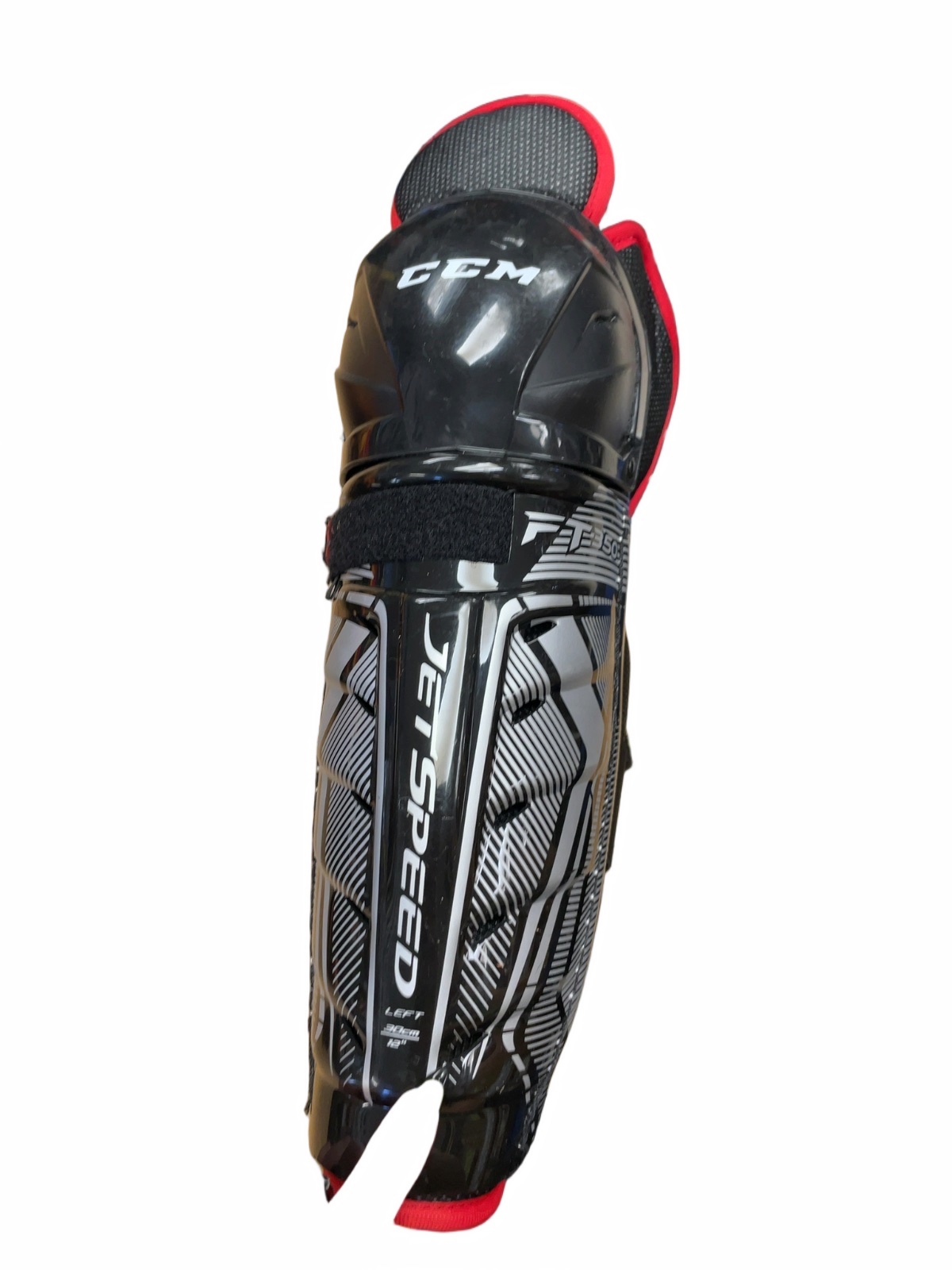 CCM JetSpeed FT350 12" Hockey Shin Pads - image 1