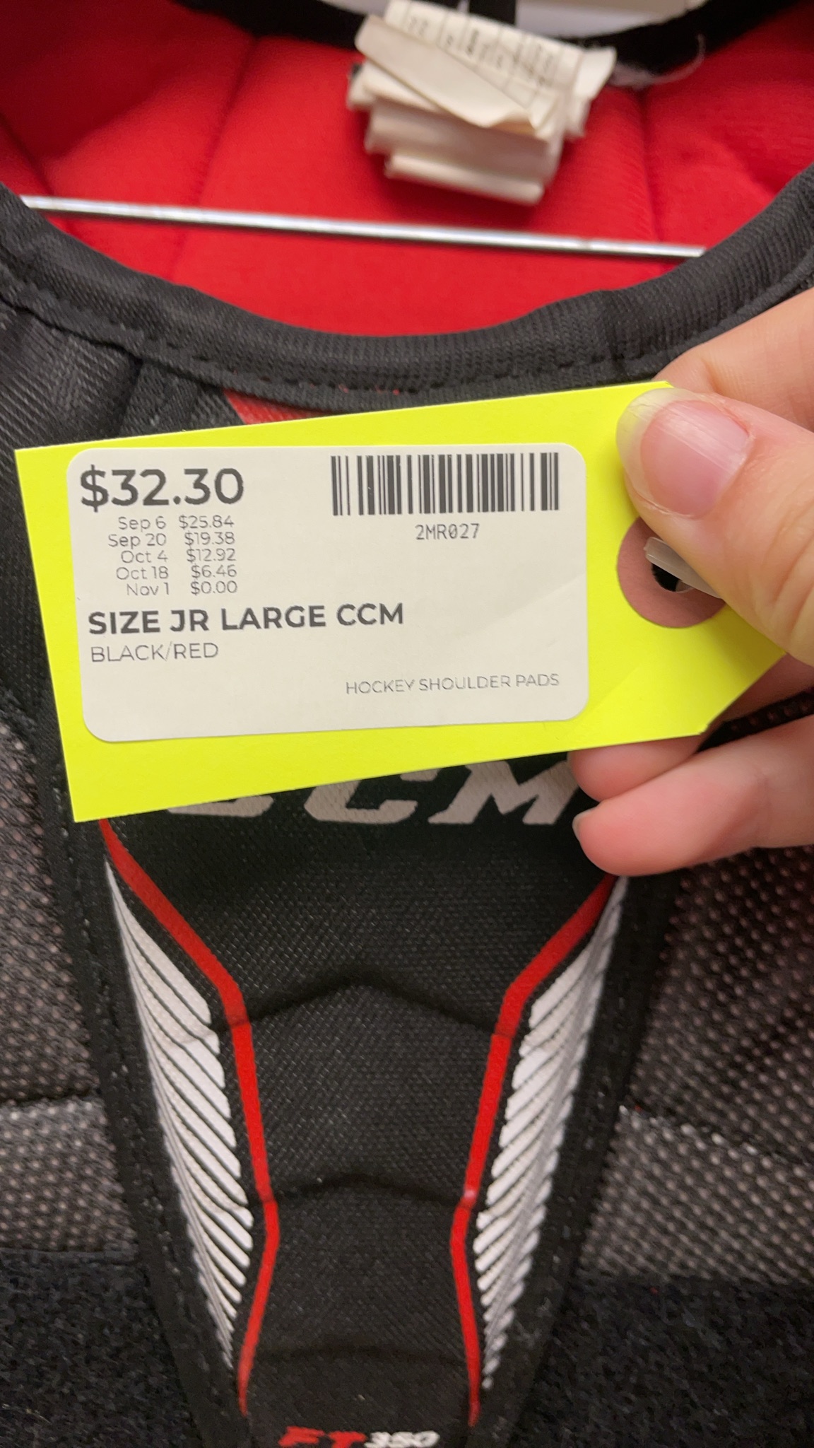 CCM JetSpeed FT350 Junior Hockey Shoulder Pads