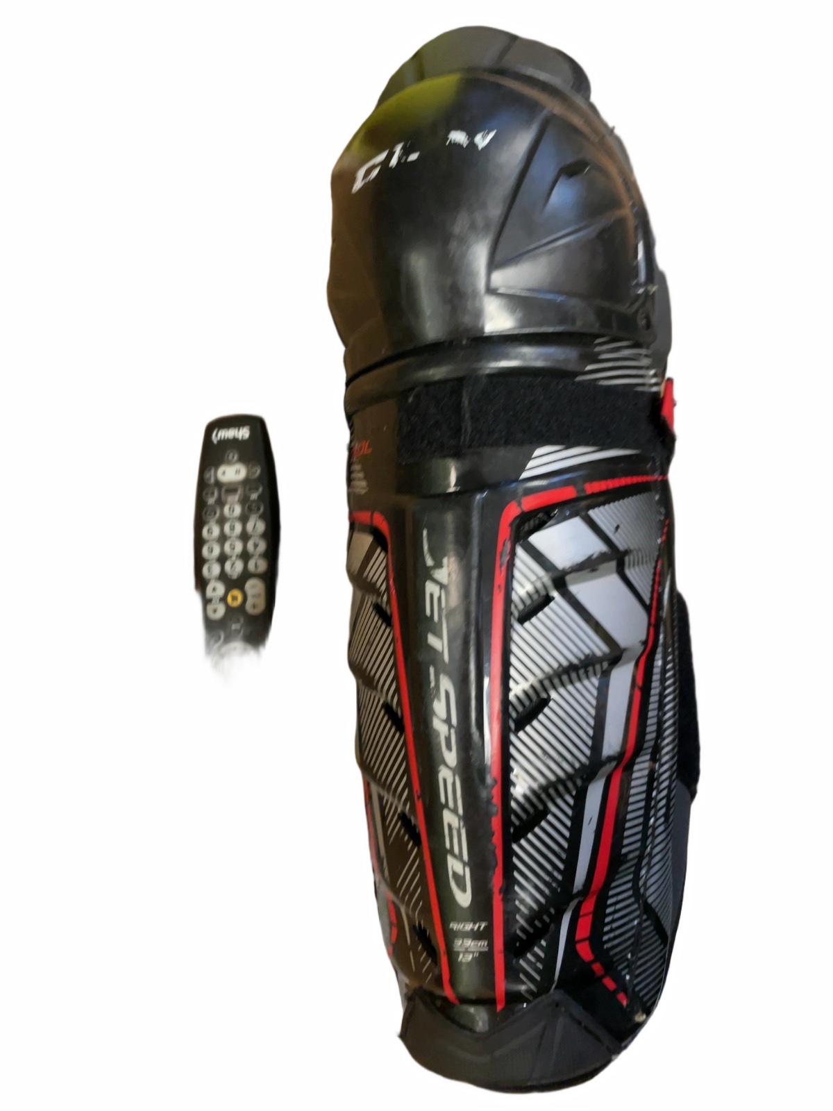 CCM JetSpeed JR 13" Hockey Shin Pads