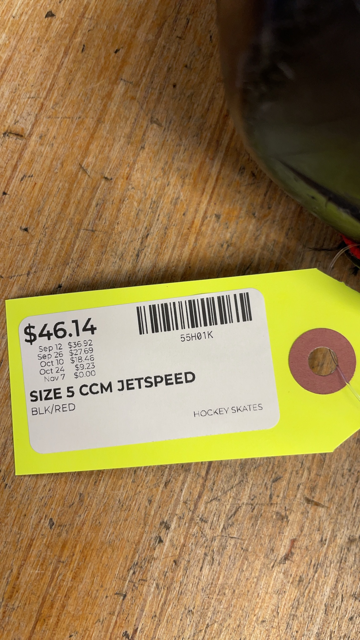 CCM JetSpeed Size 5 Hockey Skates