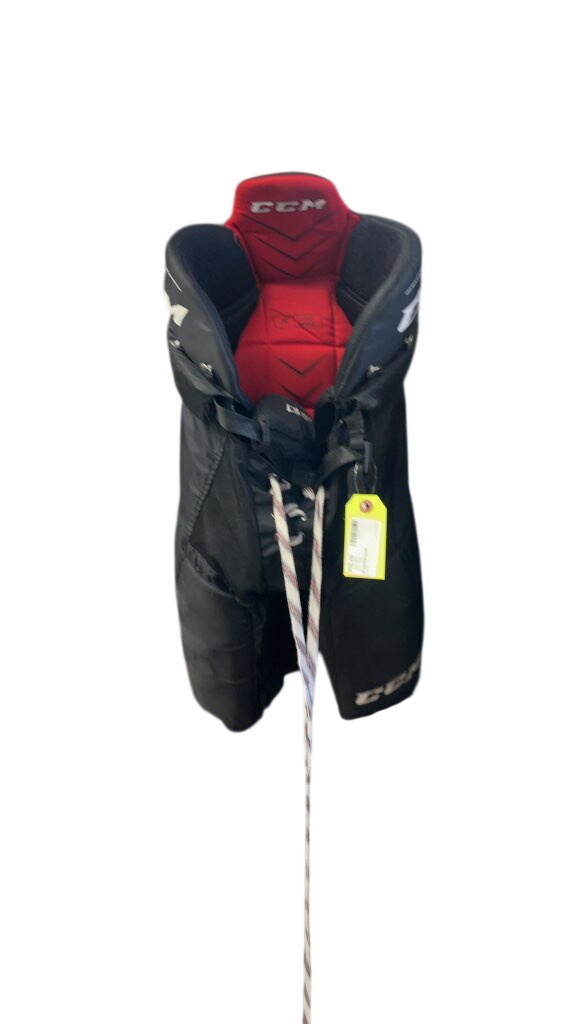 CCM Junior Large Hockey Pants - Black/Red