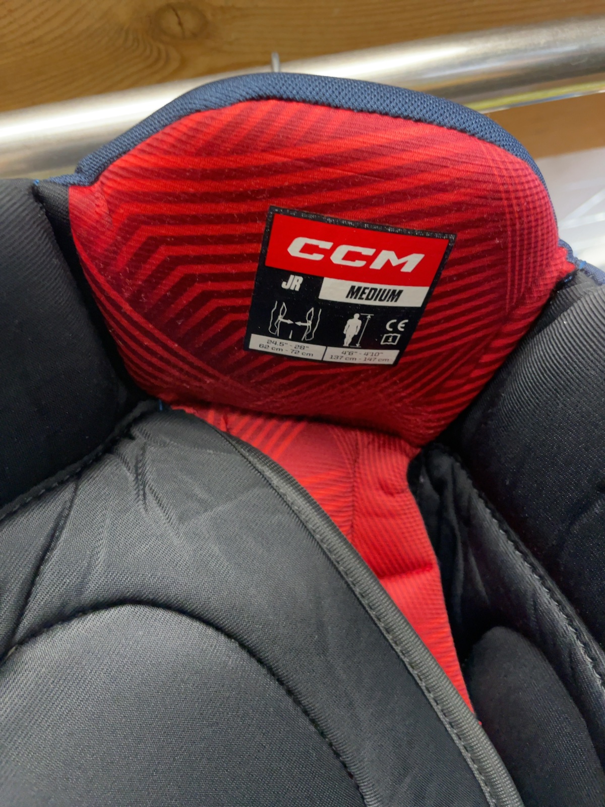 CCM Junior Medium Hockey Pants - Navy