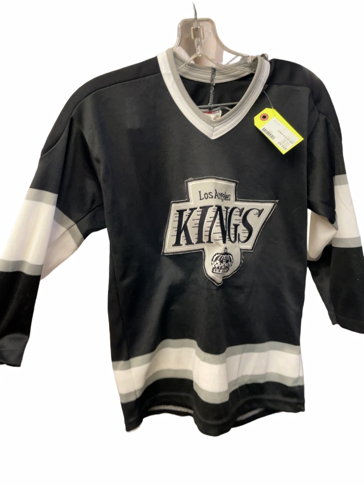 CCM Los Angeles Kings Gretzky #99 JR 6 Hockey Jersey - image 1