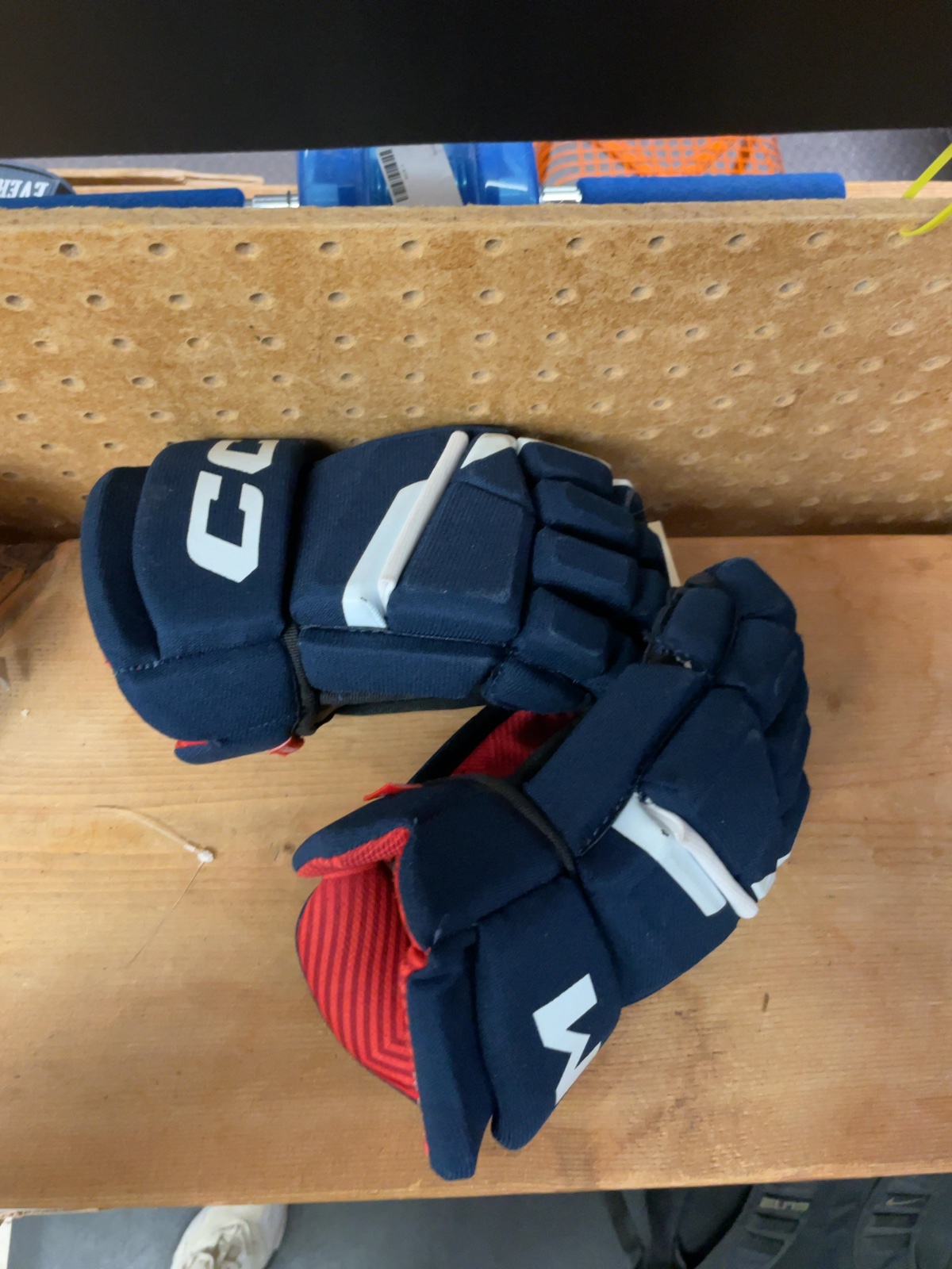 CCM NEXT 12" Hockey Gloves Blue/Red